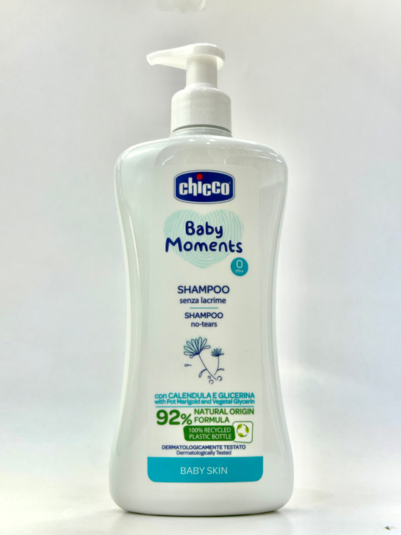 شامپو سر گل همیشه بهار 500 میل چیکو شستشوی ملایم و محافظ پوست سر نوزاد