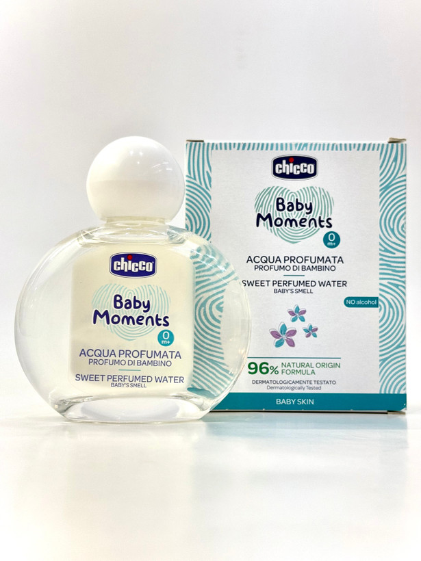 ادکلن 100 میل چیکو با رایحه ملایم و ماندگار،مخصوص نوزاد و کودک