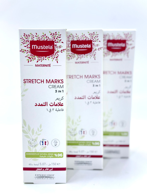 کرم ترک شکم 150 میل ماستلا مرطوب کننده و پیشگیری از ترک پوست در بارداری