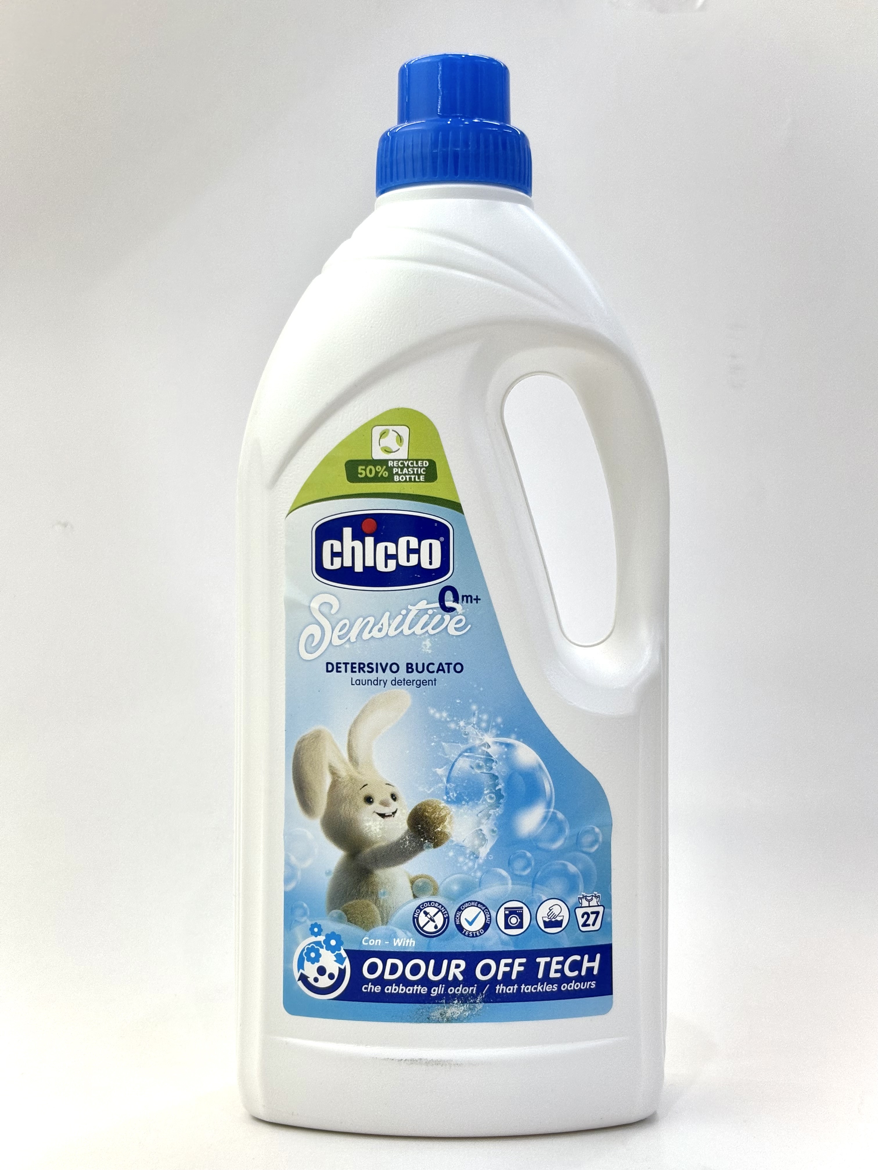 مایع لباس کودک 1 لیتری Sensitiv چیکو مخصوص پوست حساس ،ضد حساسیت و ملایم