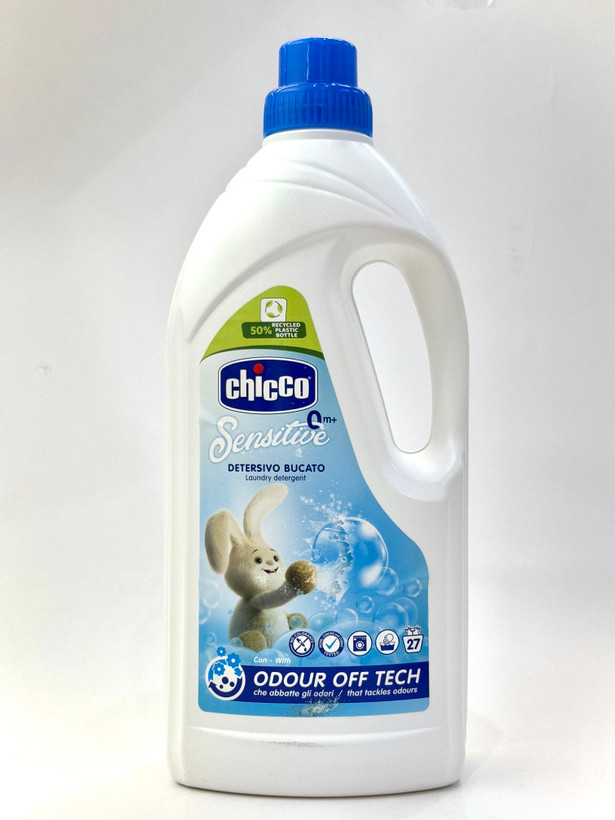 مایع لباس کودک 1 لیتری Sensitiv چیکو مخصوص پوست حساس ،ضد حساسیت و ملایم