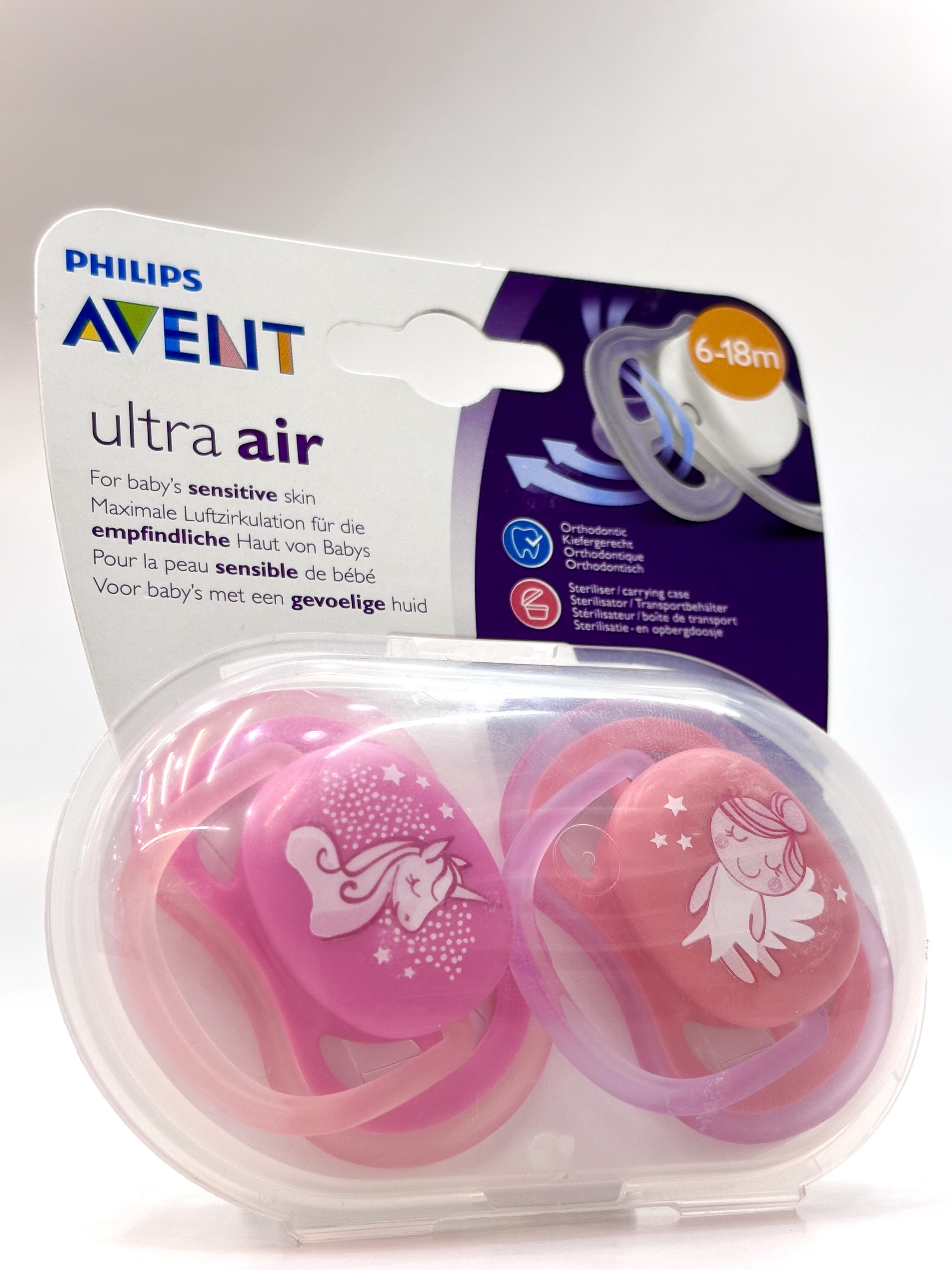 پستانک ارتودنسی اونت طرح اسب تک شاخ مناسب نوزادان 6 تا 16 ماه