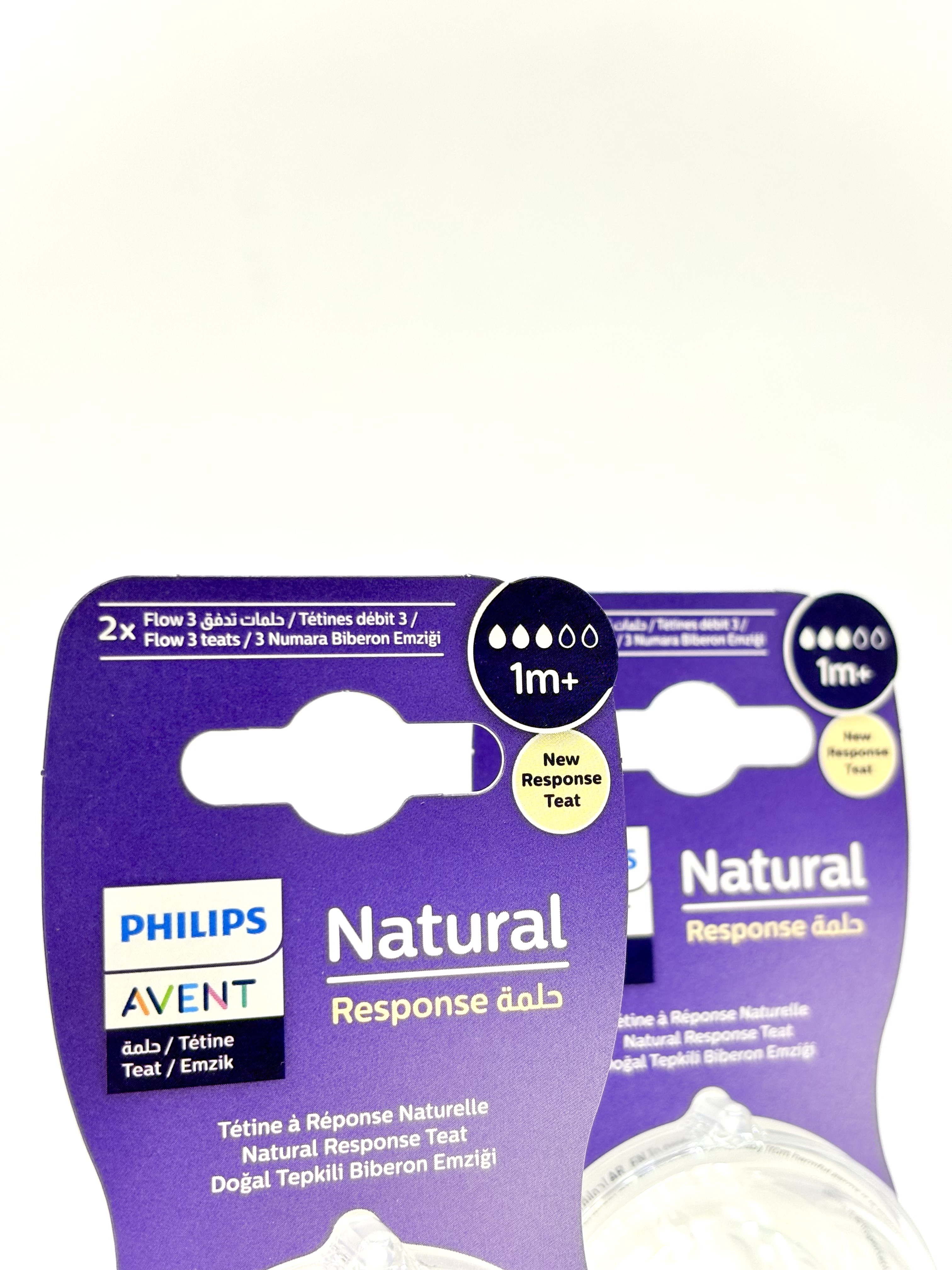 سر شیشه 3 قطره سیلیکونی اونت مناسب نوزادان +1 ماه