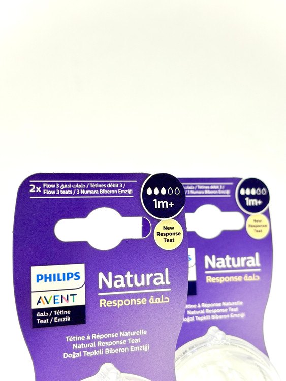 سر شیشه 3 قطره سیلیکونی اونت مناسب نوزادان +1 ماه