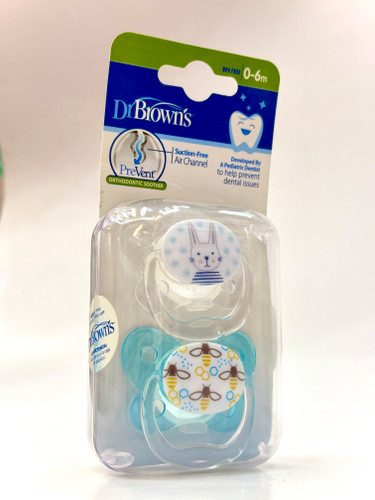 پستانک ارتودنسی دکتر براون طرح زنبور مناسب نوزادان 0 تا 6 ماه