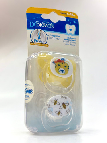 پستانک ارتودنسی دکتر براون طرح پلنگ مناسب نوزادان 6 تا 18 ماه