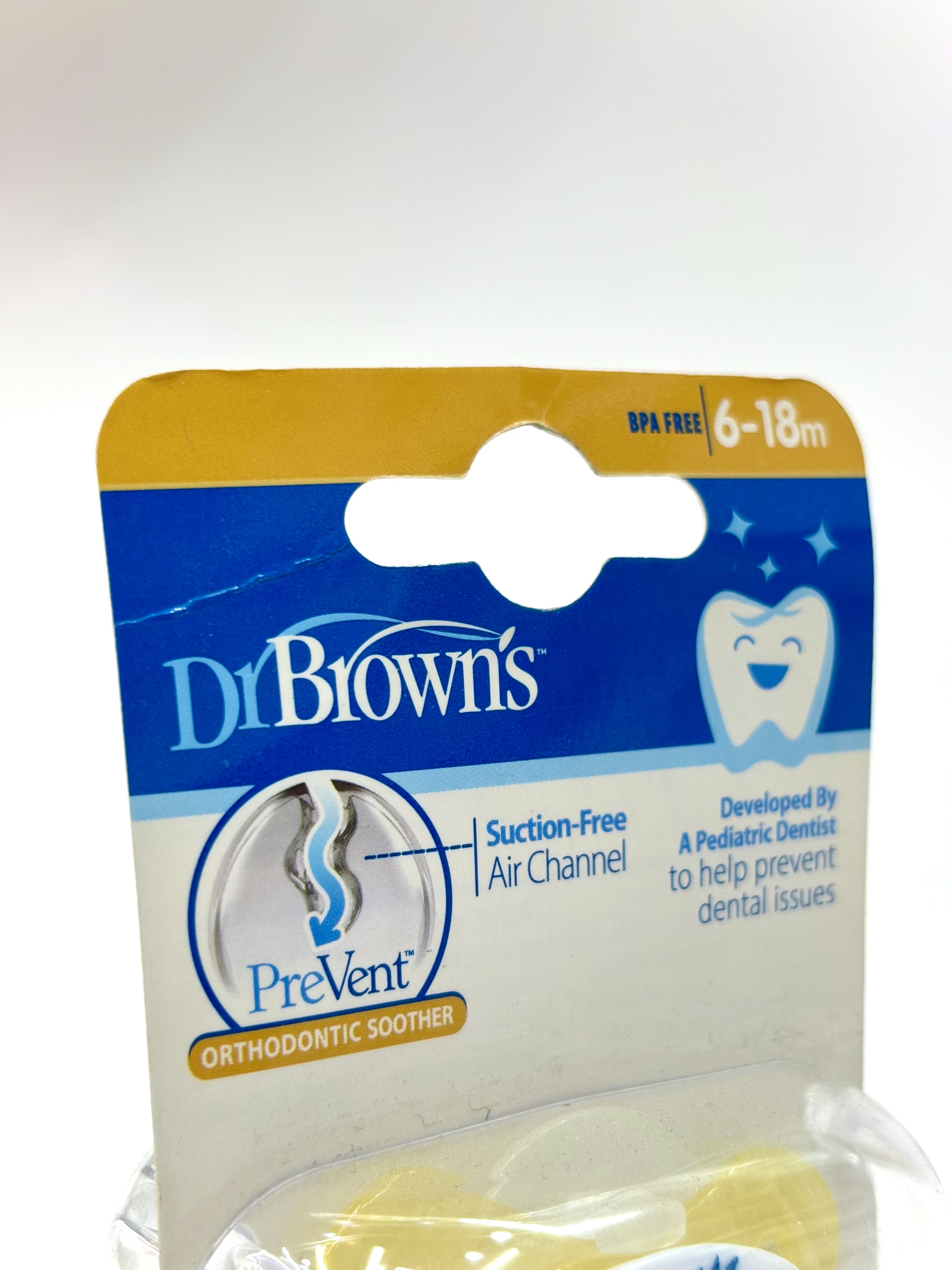 پستانک ارتودنسی دکتر براون طرح پلنگ مناسب نوزادان 6 تا 18 ماه