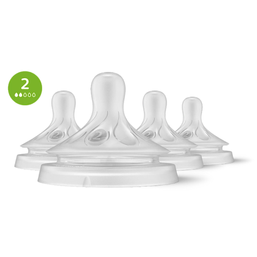 سر شیشه 2 قطره سیلیکونی اونت مناسب نوزادان بدو تولد