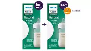 شیشه شیر 240 میل پیرکس فیلیپس اونت