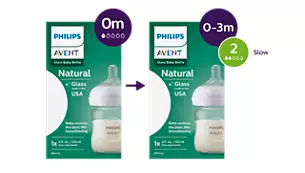 شیشه شیر 120میل پیرکس فیلیپس اونت