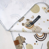 زیرانداز تعویض نوزاد طرح تدی دیروحه ضدآب و قابل شستشو