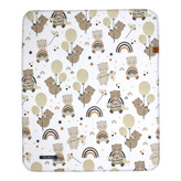 زیرانداز تعویض نوزاد طرح تدی دیروحه ضدآب و قابل شستشو