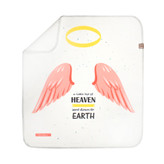 زیرانداز تعویض نوزاد طرح بال فرشته دیروحه ضدآب و قابل شستشو