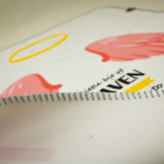 زیرانداز تعویض نوزاد طرح بال فرشته دیروحه ضدآب و قابل شستشو