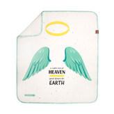 زیرانداز تعویض نوزاد طرح بال فرشته دیروحه ضدآب و قابل شستشو