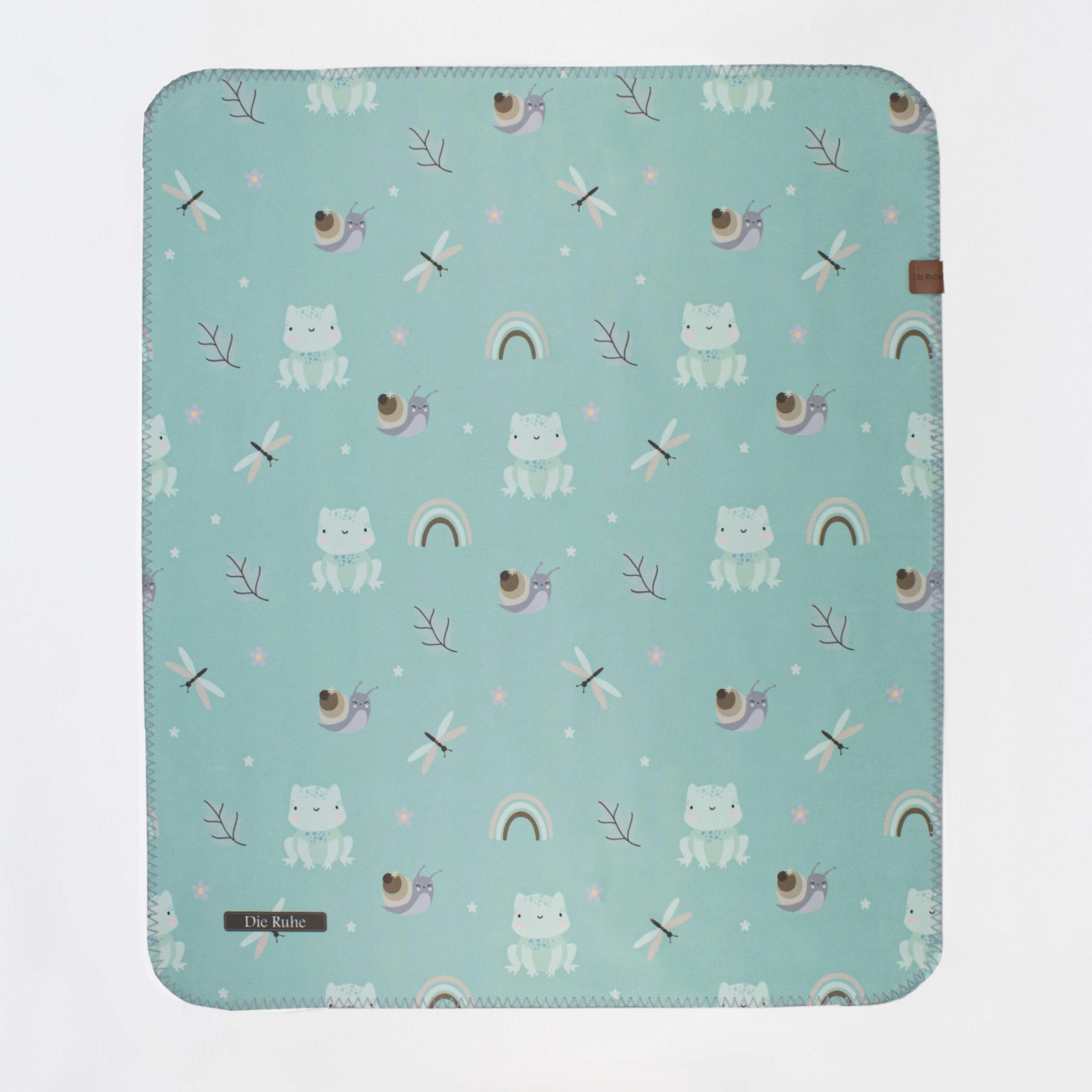 زیرانداز تعویض نوزاد طرح برکه دی‌روحه ضدآب و قابل شستشو