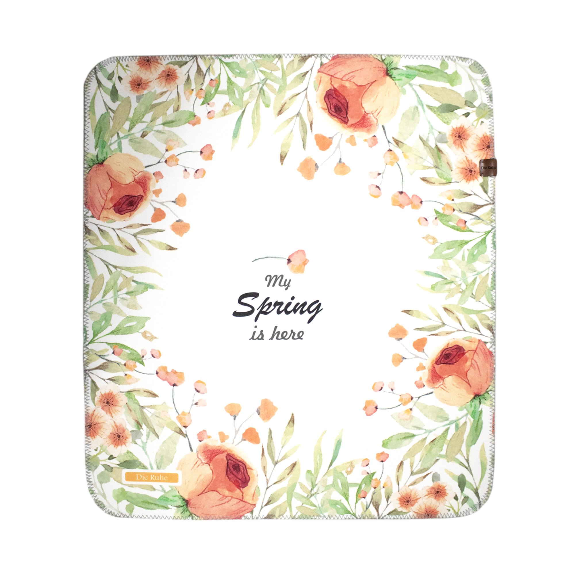 زیرانداز تعویض نوزاد طرح بهار دی‌روحه ضدآب و قابل شستشو