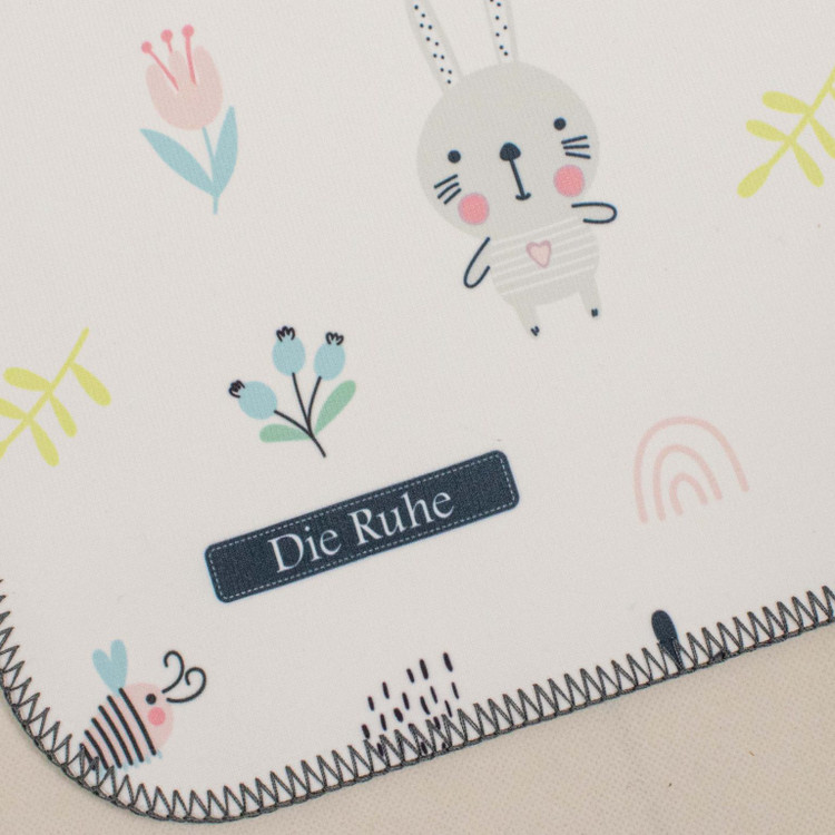 زیرانداز تعویض نوزاد طرح بیشه قدیمی دیروحه ضدآب و قابل شستشو