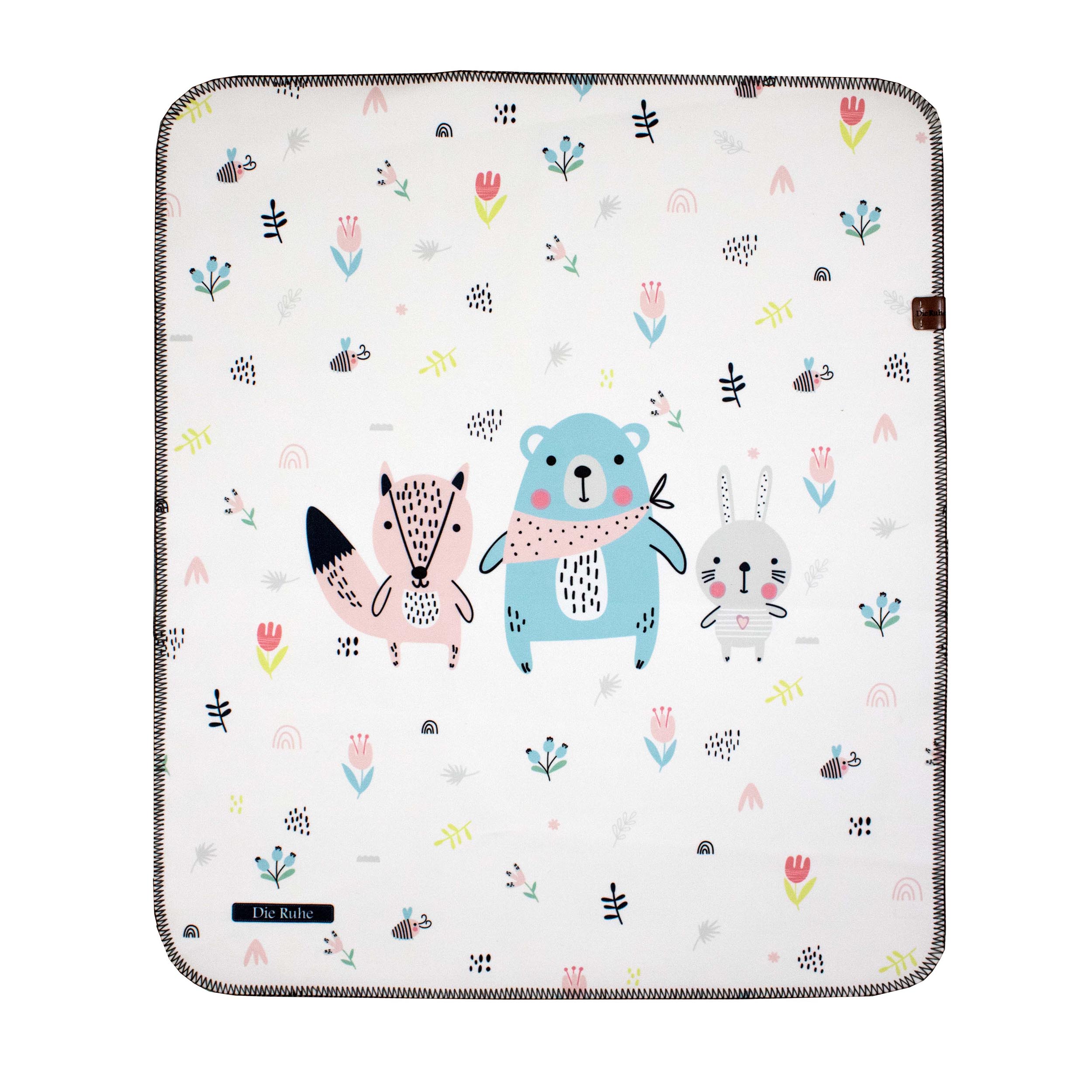 زیرانداز تعویض نوزاد طرح بیشه قدیمی دی‌روحه ضدآب و قابل شستشو