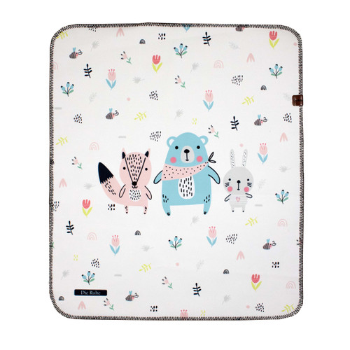 زیرانداز تعویض نوزاد طرح بیشه قدیمی دیروحه ضدآب و قابل شستشو