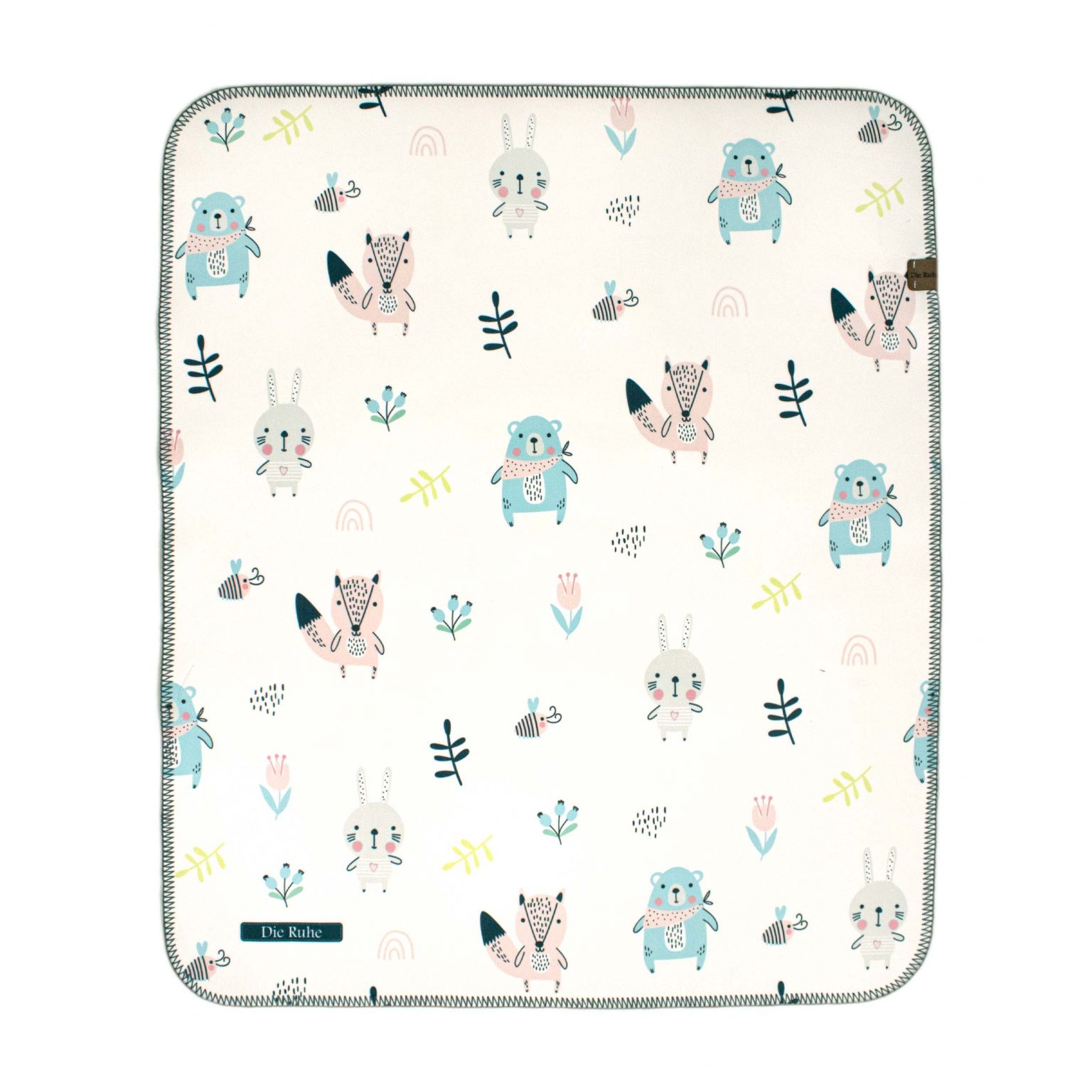 زیرانداز تعویض نوزاد طرح بیشه جدید دی‌روحه ضدآب و قابل شستشو