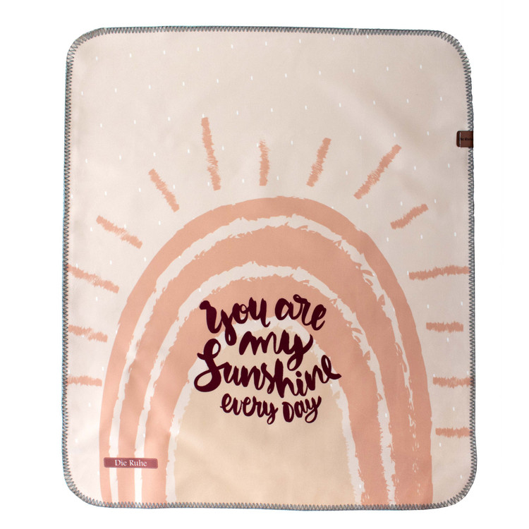 زیرانداز تعویض نوزاد طرح خورشید دیروحه ضدآب و قابل شستشو