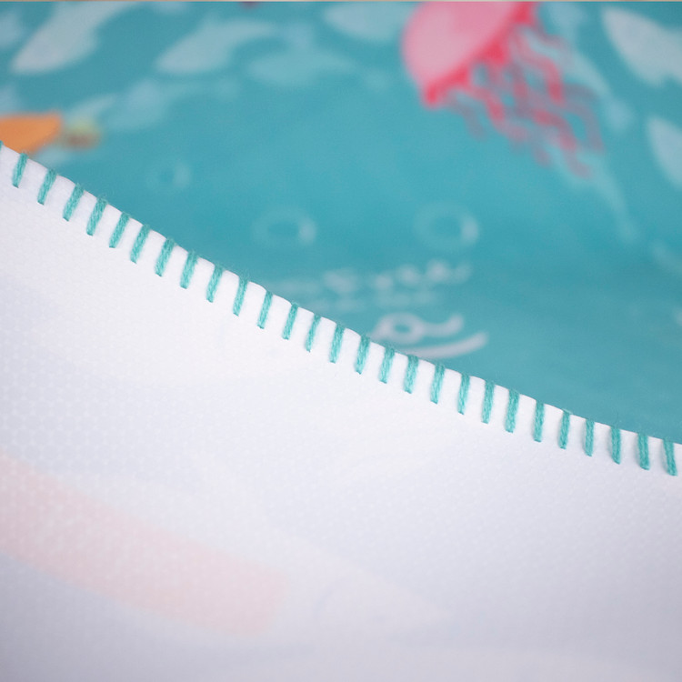 زیرانداز تعویض نوزاد طرح دریا دیروحه ضدآب و قابل شستشو