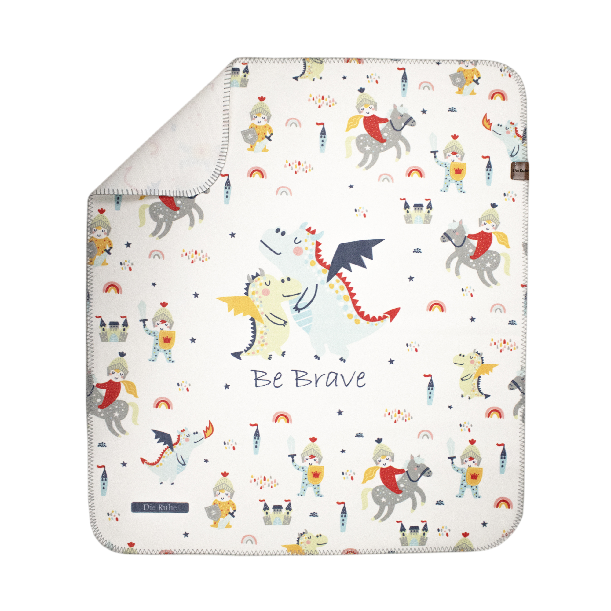 زیرانداز تعویض نوزاد طرح شوالیه کوچک دی‌روحه ضدآب و قابل شستشو