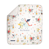 زیرانداز تعویض نوزاد طرح شوالیه کوچک دیروحه ضدآب و قابل شستشو