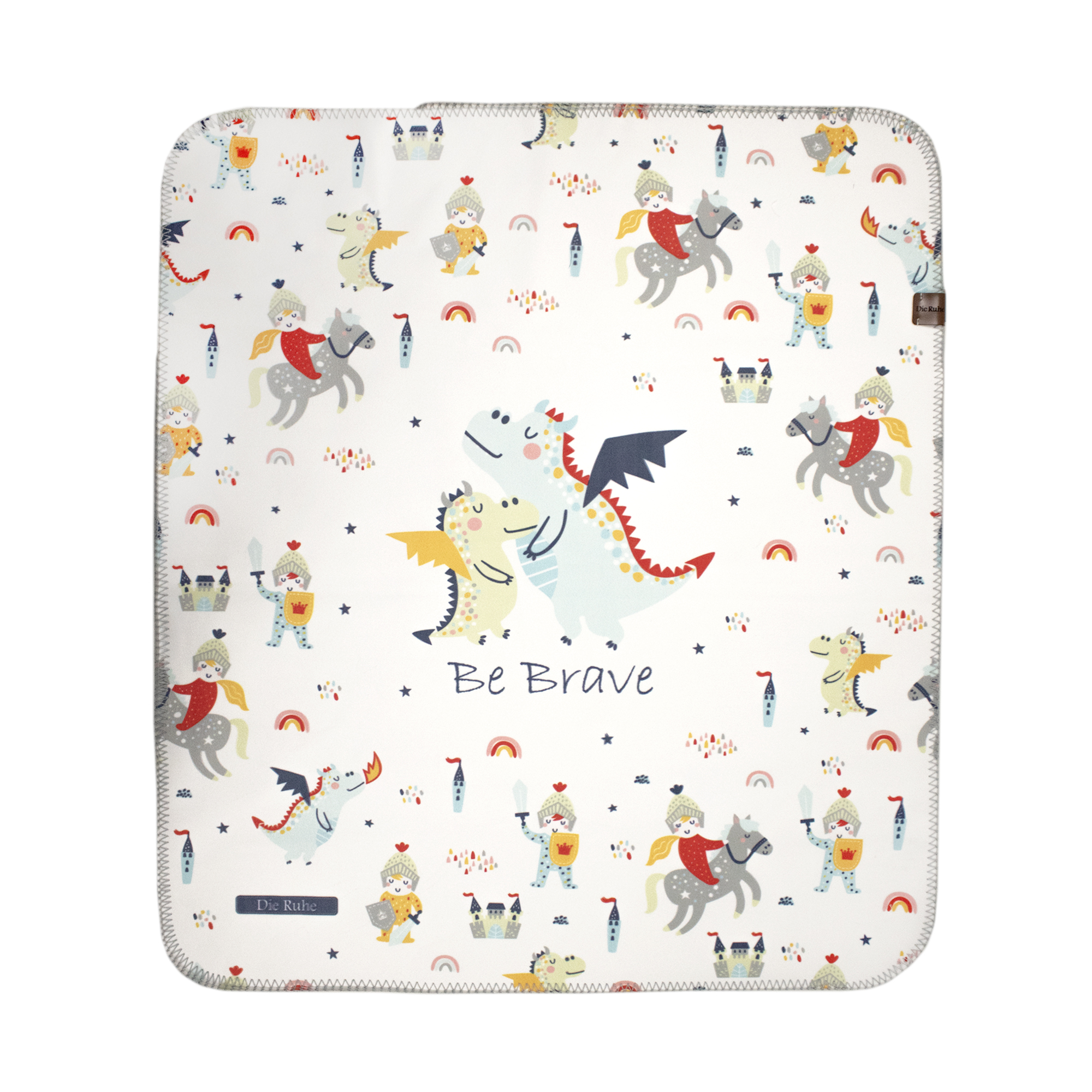 زیرانداز تعویض نوزاد طرح شوالیه کوچک دی‌روحه ضدآب و قابل شستشو