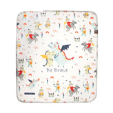 زیرانداز تعویض نوزاد طرح شوالیه کوچک دیروحه ضدآب و قابل شستشو