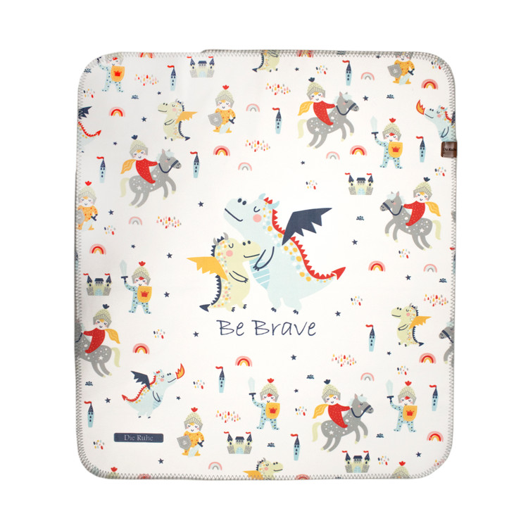 زیرانداز تعویض نوزاد طرح شوالیه کوچک دیروحه ضدآب و قابل شستشو