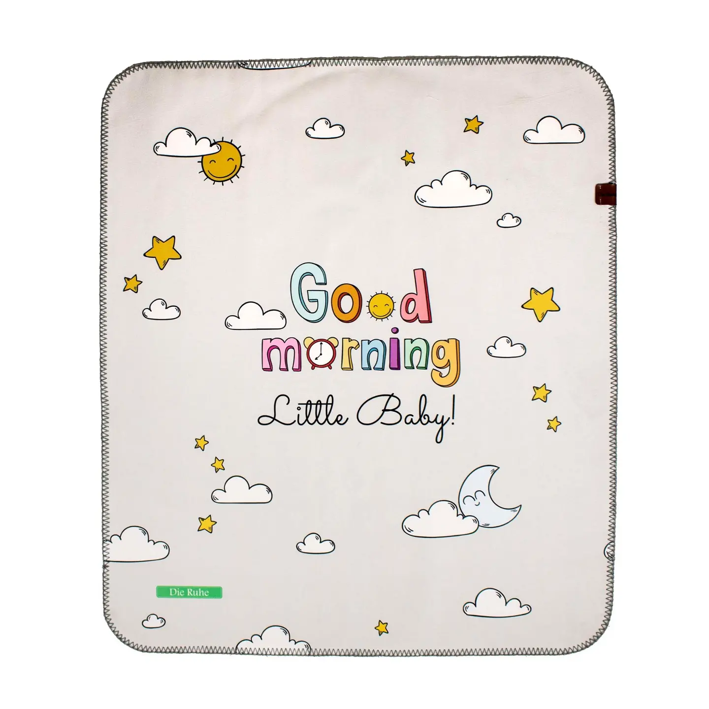 زیرانداز تعویض نوزاد طرح صبح دی‌روحه ضدآب و قابل شستشو