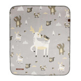 زیرانداز تعویض نوزاد طرح گوزن دیروحه ضدآب و قابل شستشو