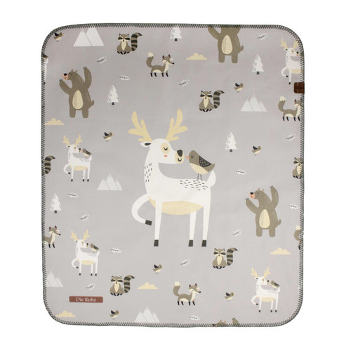 زیرانداز تعویض نوزاد طرح گوزن دیروحه ضدآب و قابل شستشو