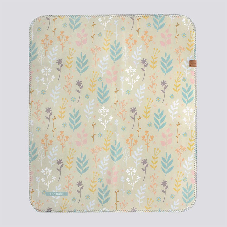 زیرانداز تعویض نوزاد طرح گیاه دیروحه ضدآب و قابل شستشو