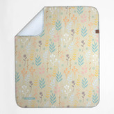 زیرانداز تعویض نوزاد طرح گیاه دیروحه ضدآب و قابل شستشو