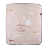 زیرانداز تعویض نوزاد طرح لک لک دیروحه ضدآب و قابل شستشو