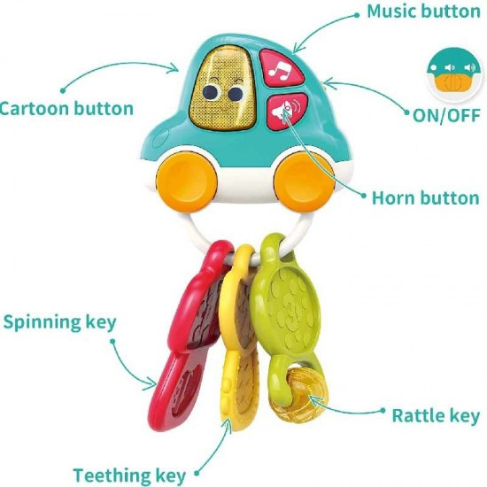 جغجغه دندانگیر موزیکال طرح سوییچ Hola toys