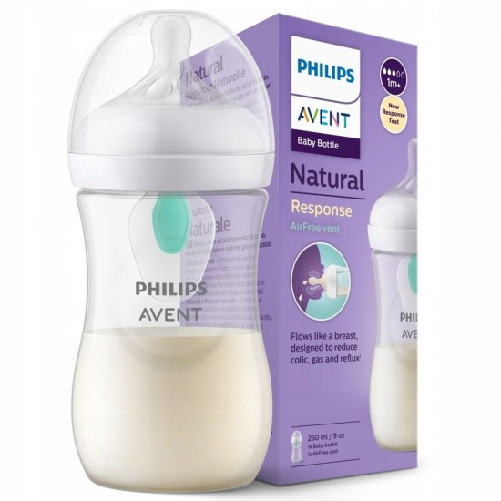 شیشه شیر نچرال 260 میل آنتی کولیک فیلیپس اونت PHILIPS AVENT