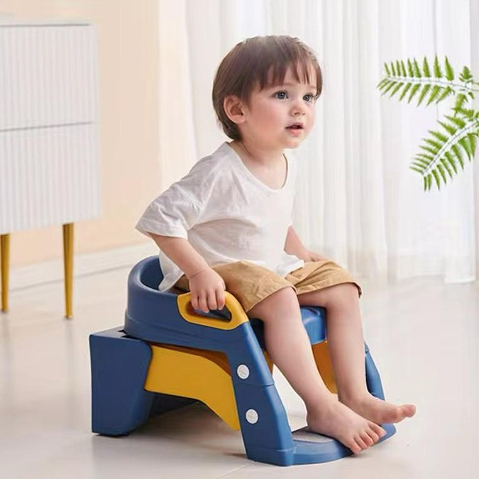 رابط توالت ایرانی و فرنگی سه حالته پله دار کودک خارجی